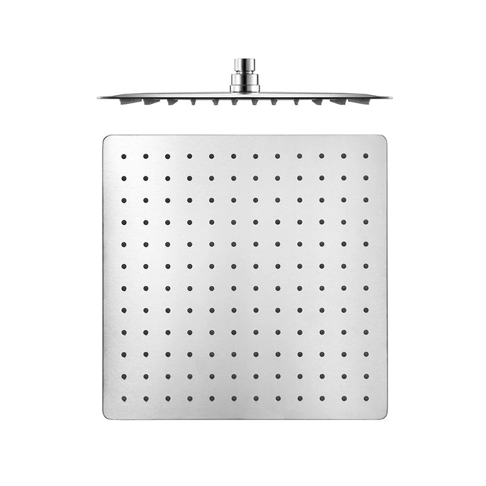 Luk 2 Square Nozzle Shower Head - Wall Or Ceiling Mount - 12" Stainless Steel/Polished Stainless Steel