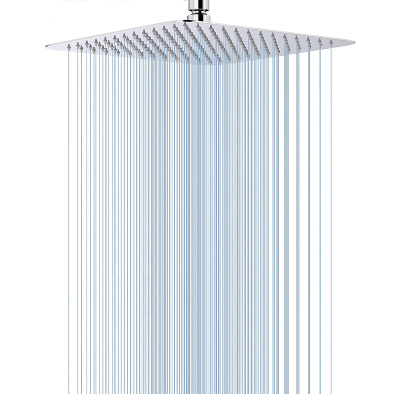 Luk 2 Round Nozzle Shower Head - Wall Or Ceiling Mount - 12"