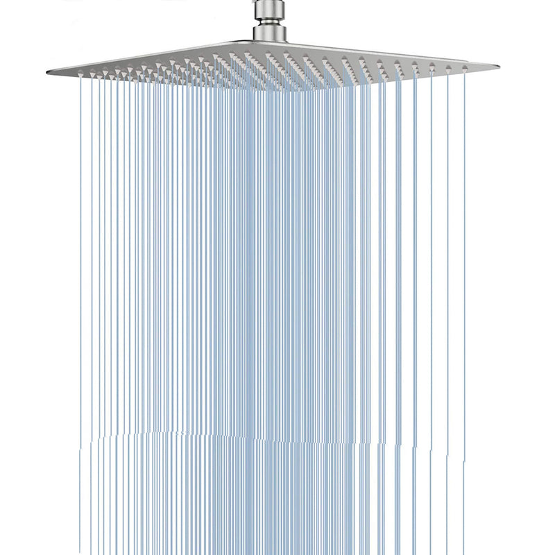 Luk 2 Round Nozzle Shower Head - Wall Or Ceiling Mount - 12"