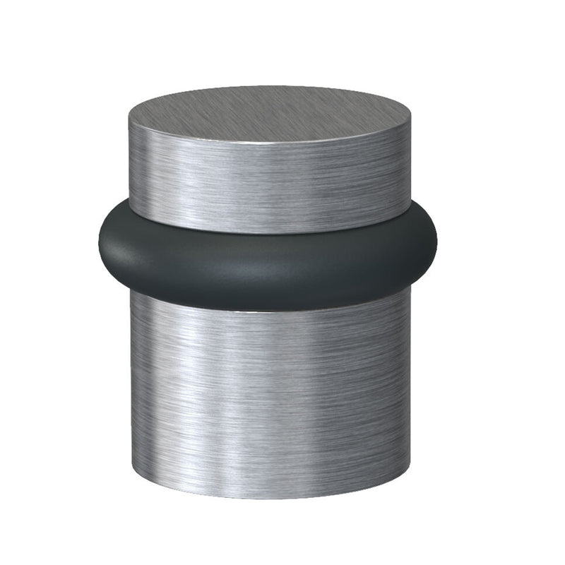 Universal Door Stop - Floor Mount - 1" Brass/Polished Chrome