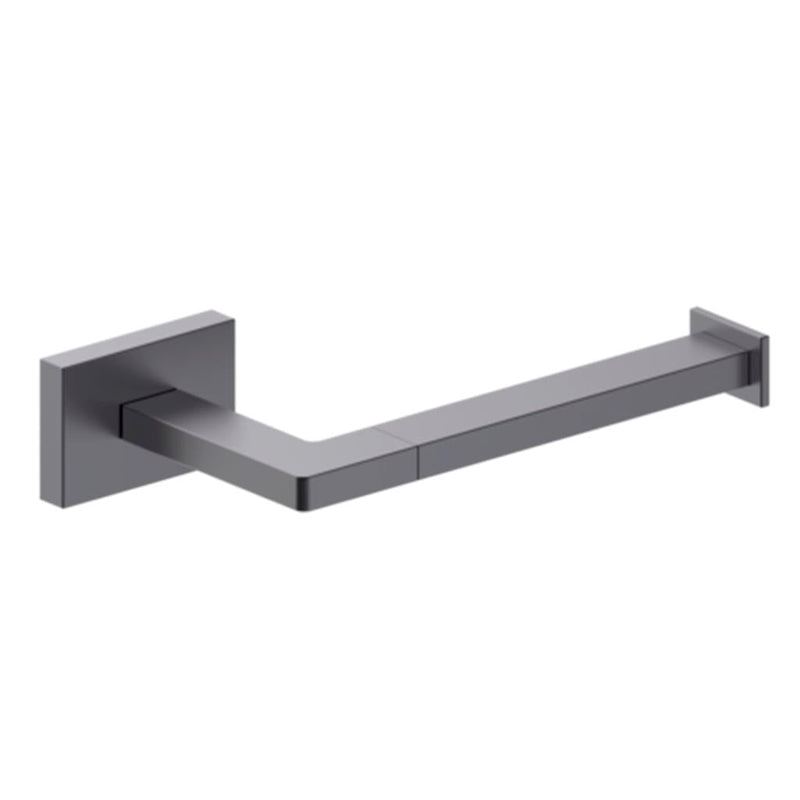 Devon Square Bathroom Accessories Set - Wall Mount - Brass/Matt Black