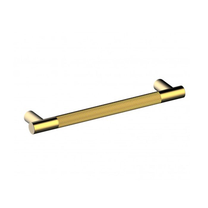 Circo Knurled Appliance Pull Handle - Appliance Mount - 12" Brass/Prosecco Bronze
