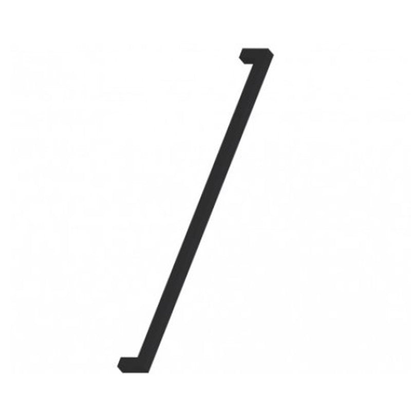 London Appliance Pull Handle - Appliance Mount - 24" Brass/Matt Black