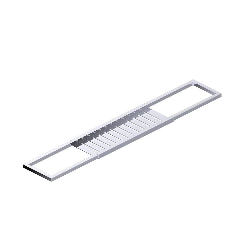 Berlin Bathtub Tray - Free Standing - 36" Brass/Polished Chrome