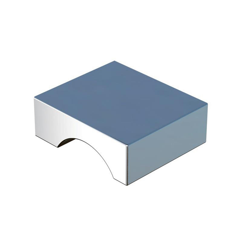 Berlin Cabinet Knob - Cabinet Mount - 2" Brass/Polished Chrome