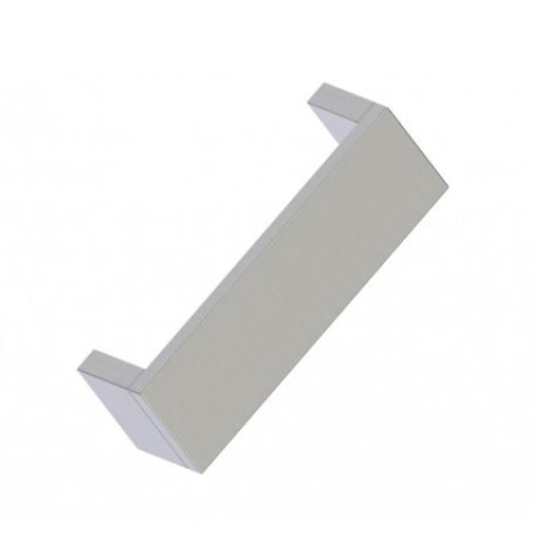 Berlin Cabinet Pull Handle - Cabinet Mount - 4" Brass/Brushed Nickel