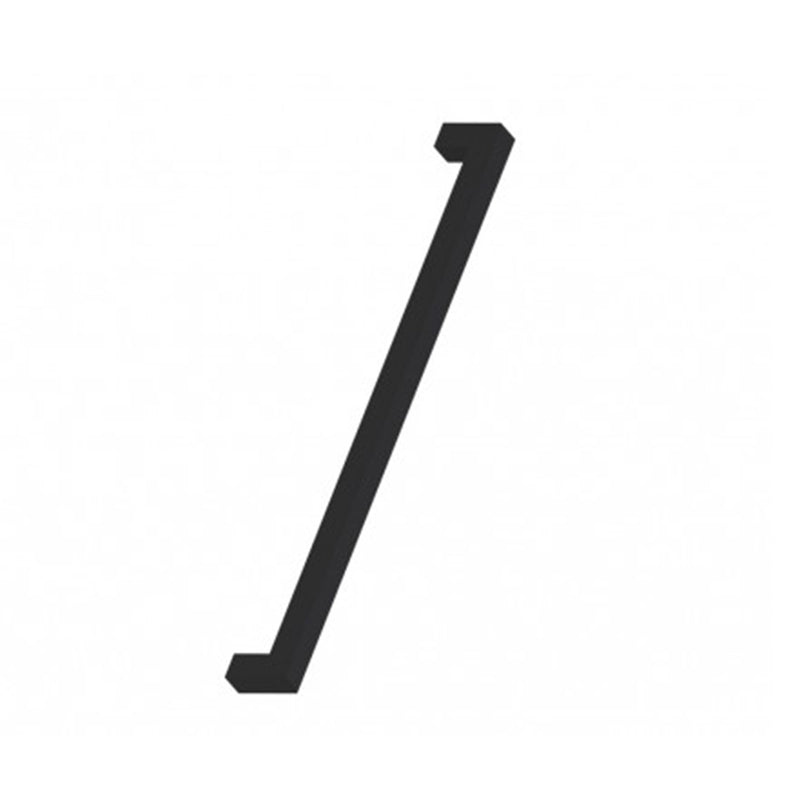 London Cabinet Pull Handle - Cabinet Mount - 12" Brass/Matt Black