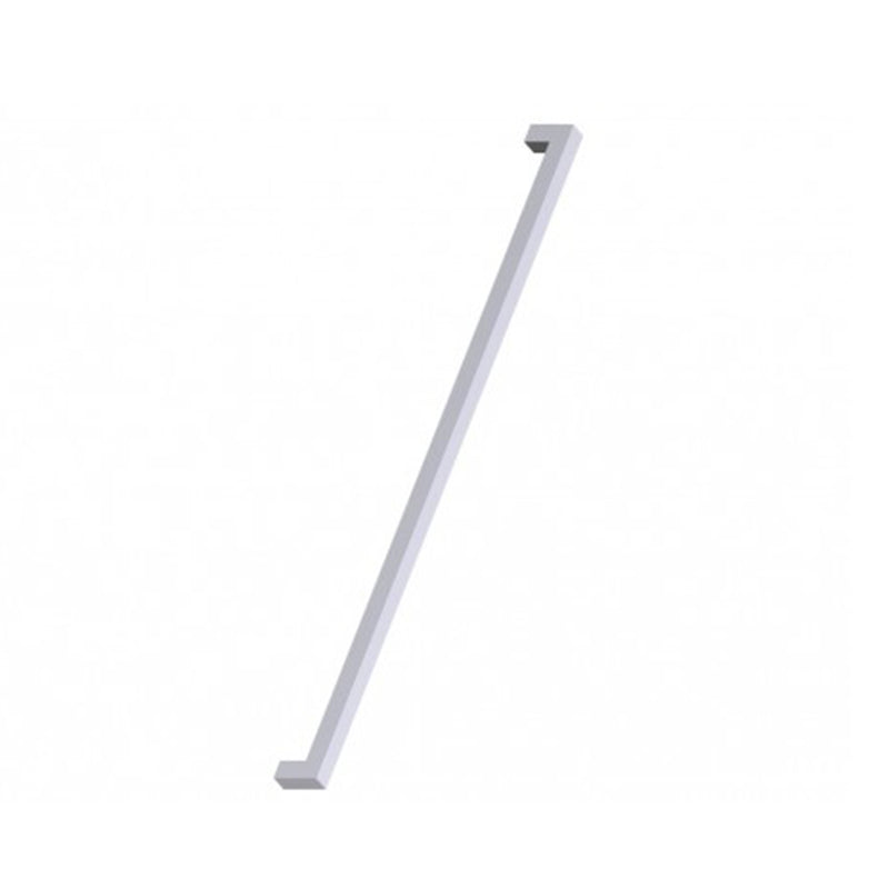 London Cabinet Pull Handle - Cabinet Mount - 20" Brass/Polished Chrome