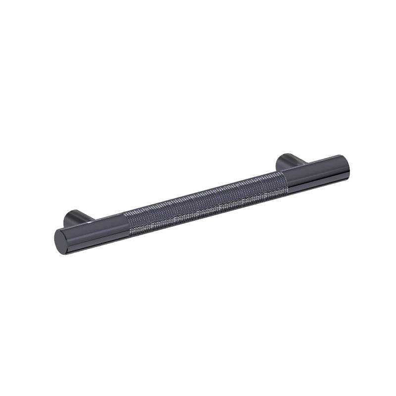 Circo Knurled Grab Bar - Wall Mount - 12" Brass/Gun Metal