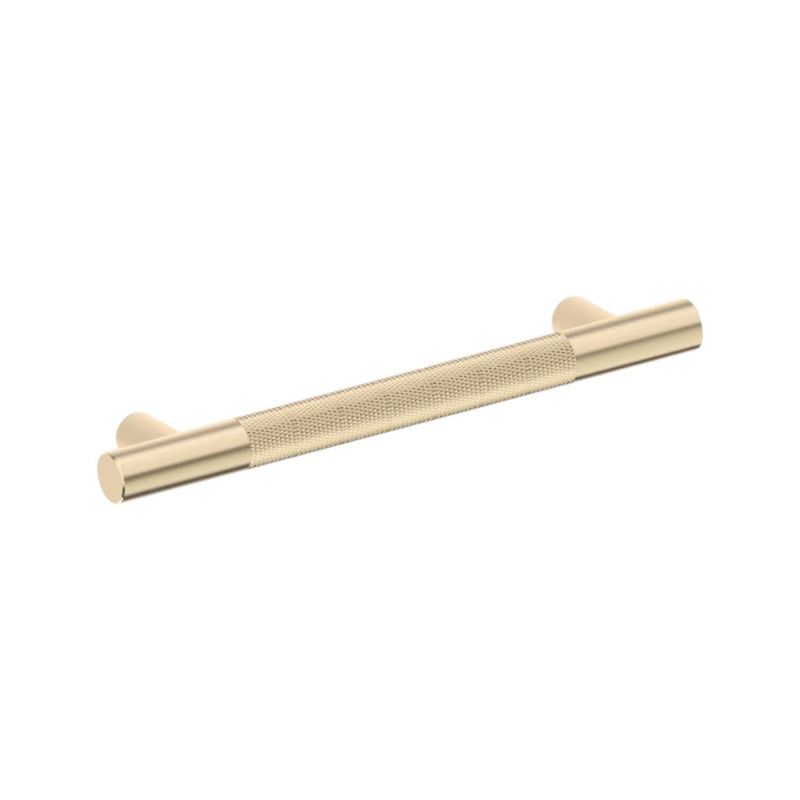 Circo Knurled Grab Bar - Wall Mount - 12" Brass/Prosecco Bronze