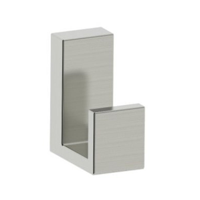 Berlin Solid Back Deep Robe Hook - Wall Mount - 2" Brass/Brushed Nickel