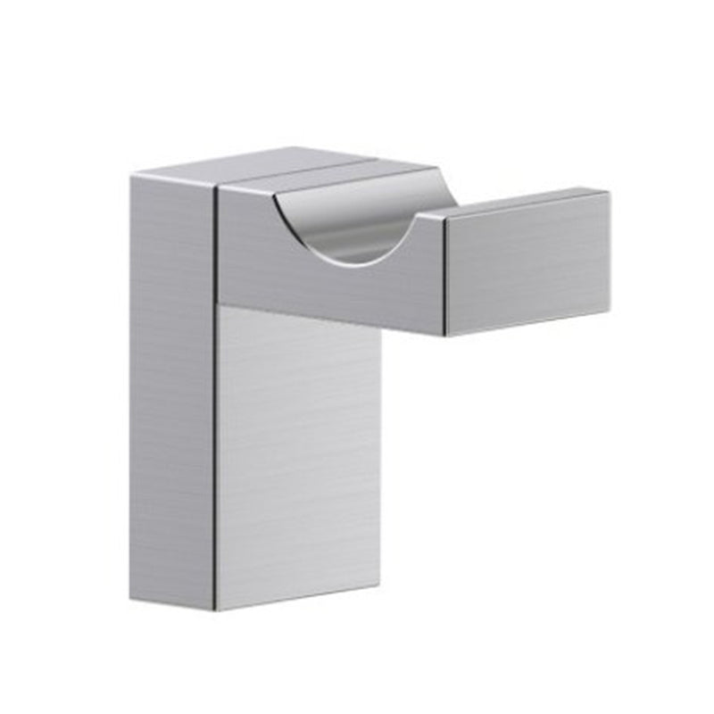 Berlin Solid Back Robe Hook - Wall Mount - 2" Brass/Brushed Nickel