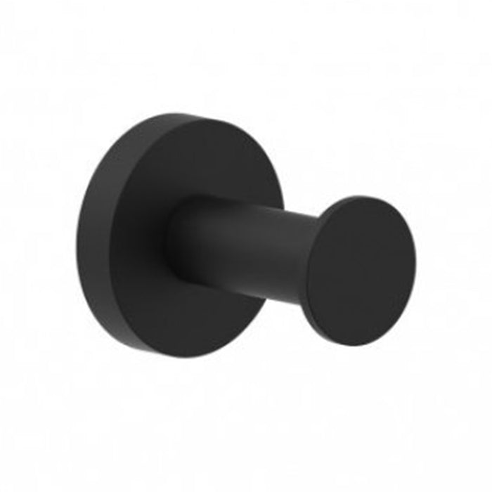 Circo Single Hook - Wall Mount - 2" Brass/Matt Black