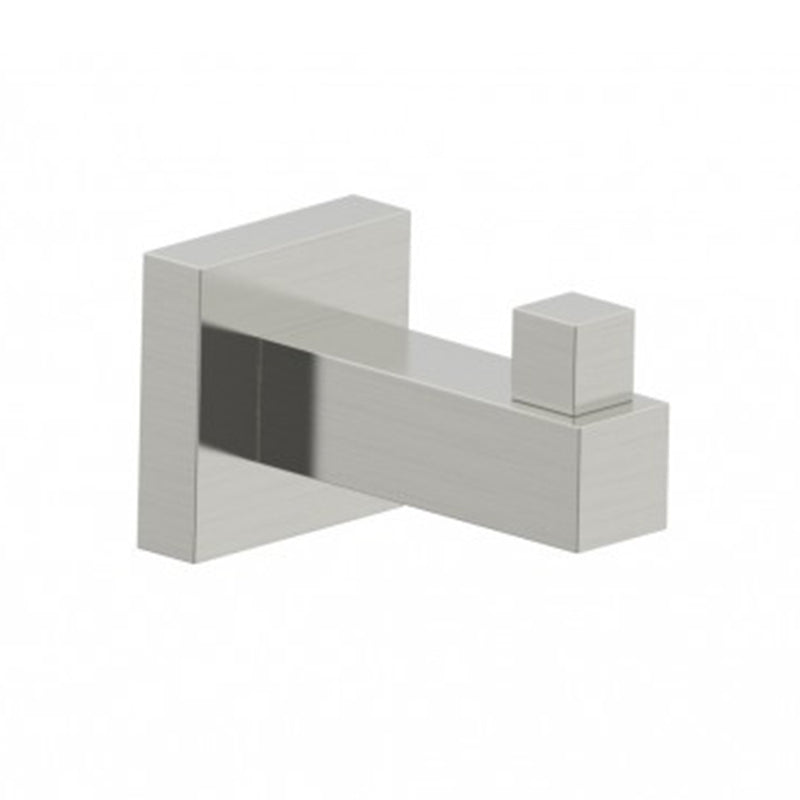 London Single Hook - Wall Mount - 2" Brass/Brushed Nickel