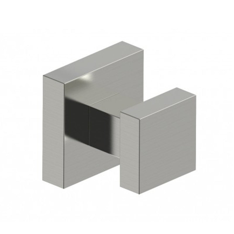 London Single Hook - Wall Mount - 2" Brass/Brushed Nickel