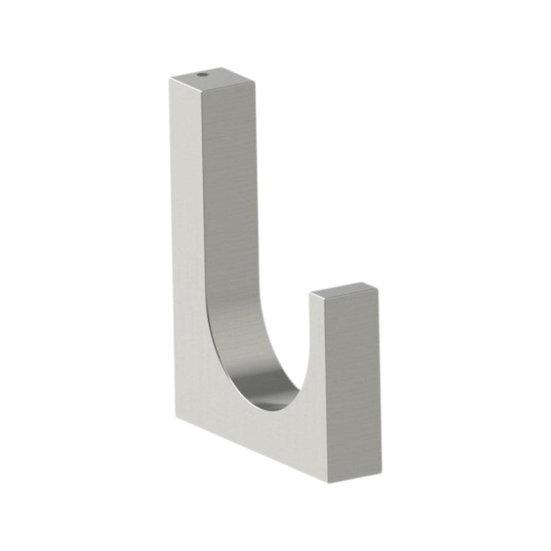 Munich Large Coat Hook - Wall Mount - 5" Brass/Brushed Nickel