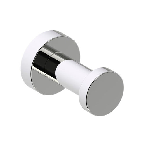 Oslo Prong Single Hook - Wall Mount - 1" Brass/Polished Nickel