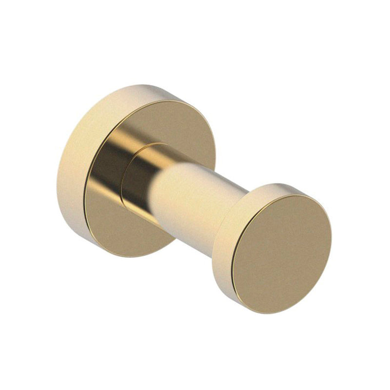 Oslo Prong Single Hook - Wall Mount - 1" Brass/Prosecco Bronze