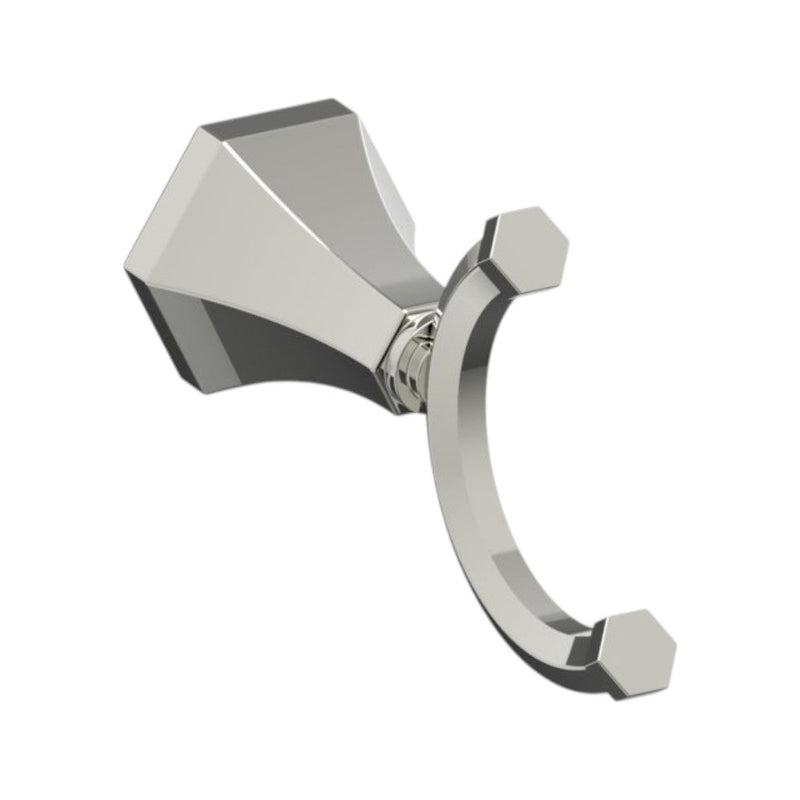 Pisa Large Coat Hook - Wall Mount - 3" Brass/Polished Nickel