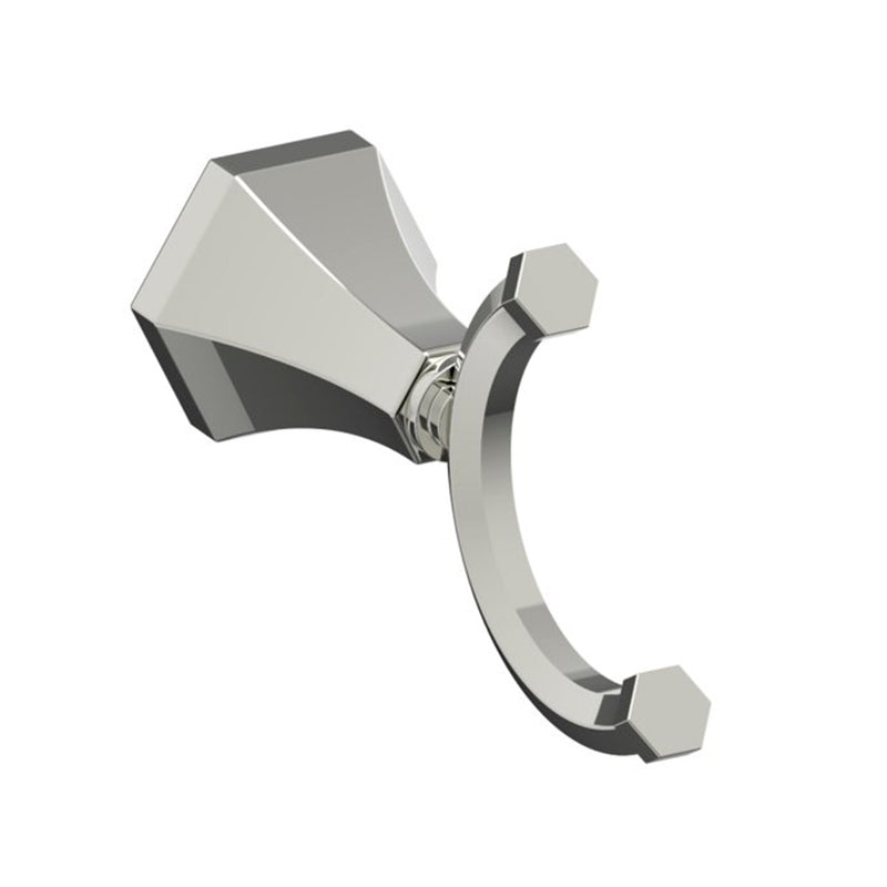 Pisa Large Coat Hook - Wall Mount - 3" Brass/Polished Nickel