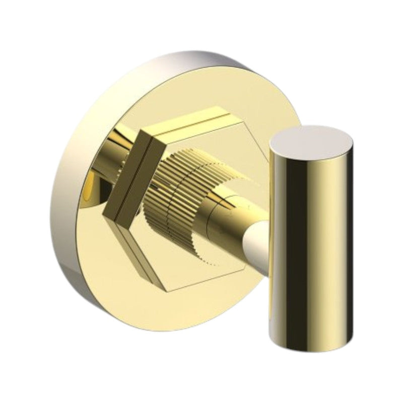 Windsor Single Hook - Wall Mount - 3" Brass/Unlacquered Brass