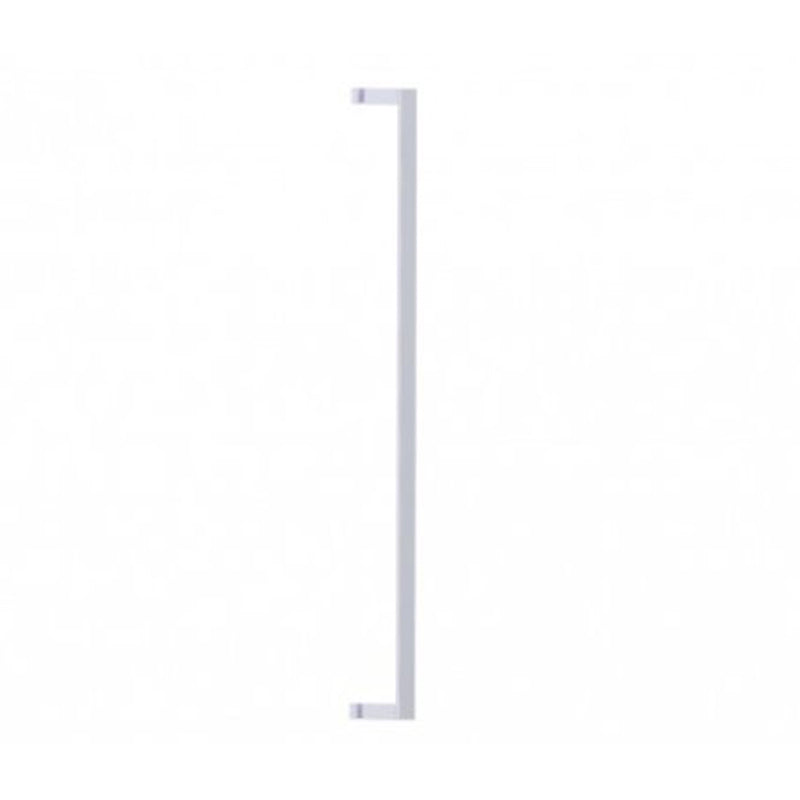 Berlin Single Glass Shower Door Handle - Door Mount - 36" Brass/Polished Chrome