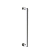 Oslo Single Shower Door Handle - Door Mount - 18" Brass/Polished Nickel
