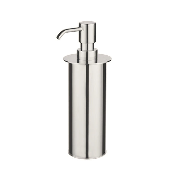 Oslo Soap Dispenser - Free Standing - 8" Brass/Polished Nickel