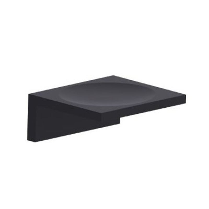 Berlin Soap Dish - Wall Mount - 5" Brass/Matt Black