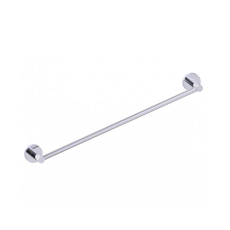Circo Knurled Towel Bar - Wall Mount - 18" Brass/Polished Chrome