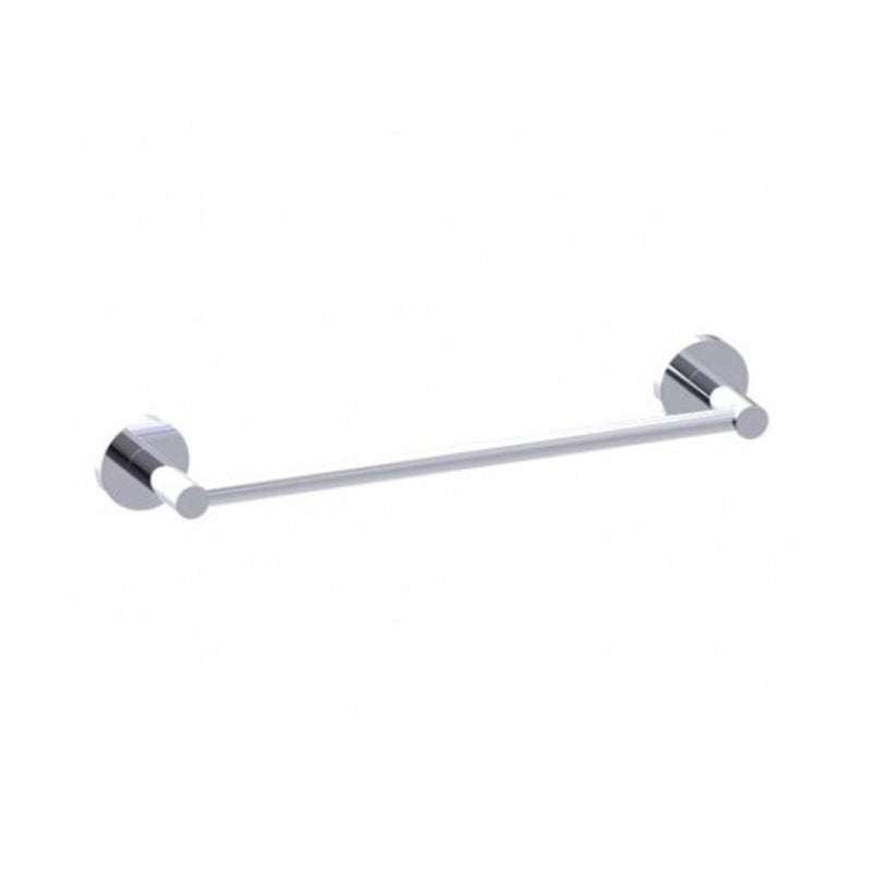 Circo Single Towel Bar - Wall Mount - 12" Brass/Polished Chrome