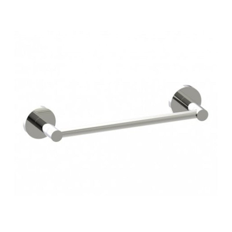 Circo Single Towel Bar - Wall Mount - 9" Brass/Polished Nickel