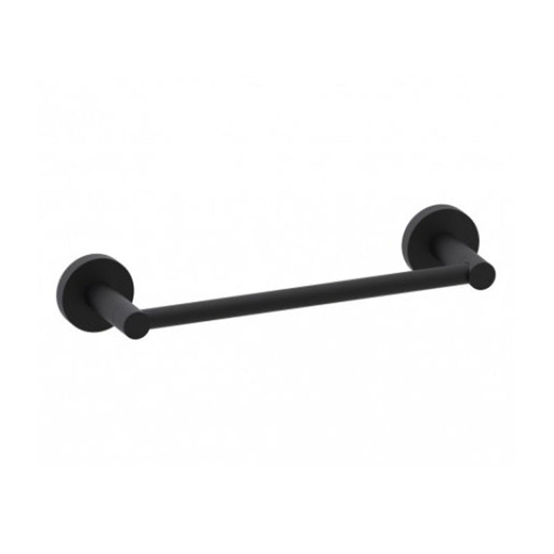 Circo Single Towel Bar - Wall Mount - 9" Brass/Matt Black