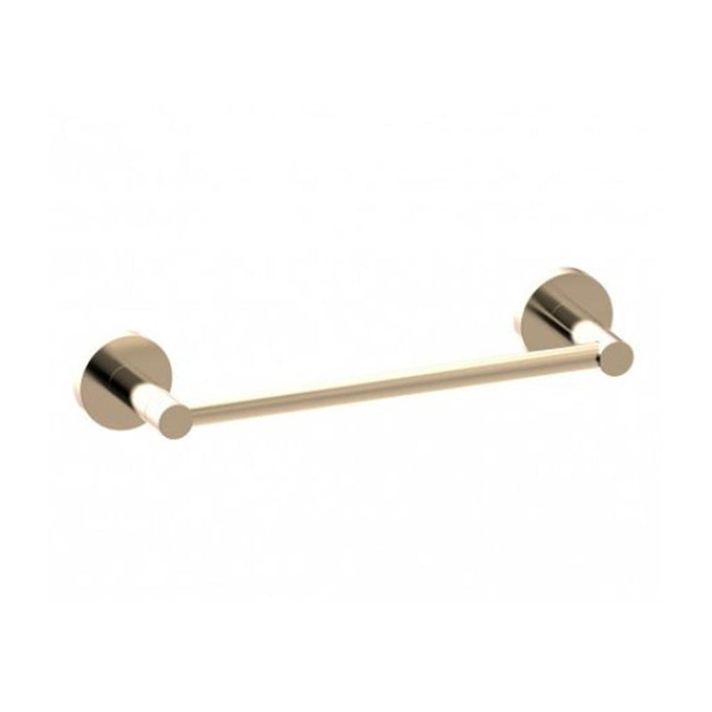 Circo Single Towel Bar - Wall Mount - 9" Brass/Brushed Brass