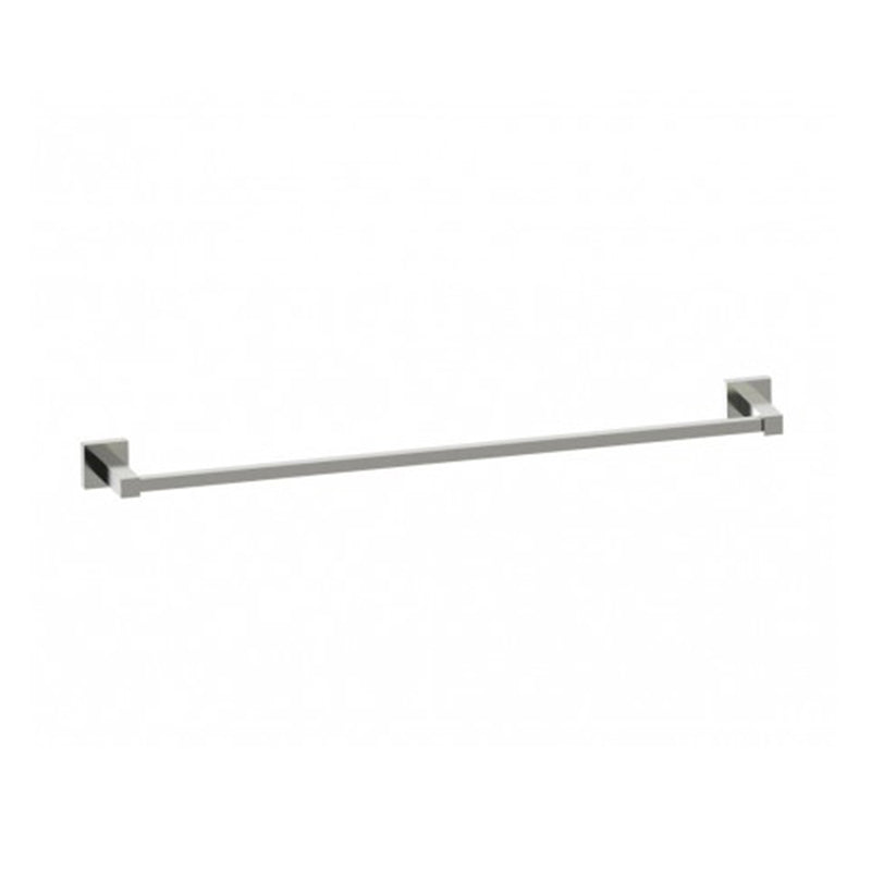 London Single Towel Bar - Wall Mount - 24" Brass/Brushed Nickel
