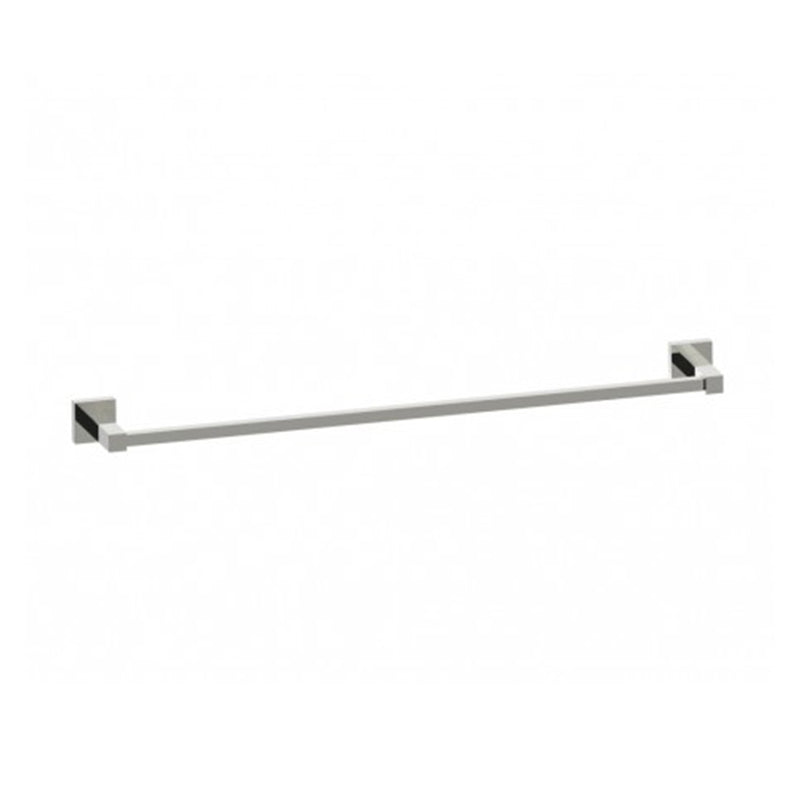 London Single Towel Bar - Wall Mount - 24" Brass/Polished Nickel
