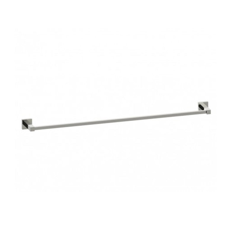 London Single Towel Bar - Wall Mount - 30" Brass/Polished Nickel