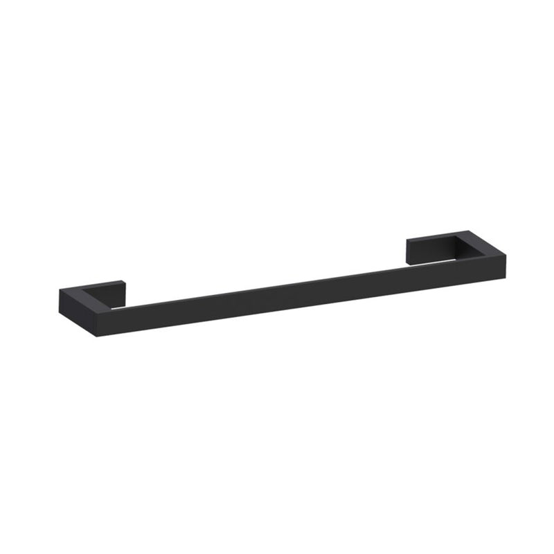 Munich Single Towel Bar - Wall Mount - 18" Brass/Matt Black