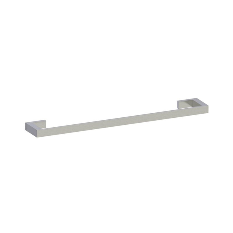 Munich Single Towel Bar - Wall Mount - 24" Brass/Brushed Nickel