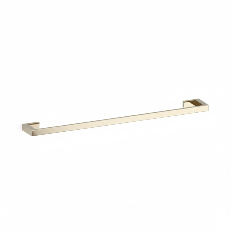 Munich Single Towel Bar - Wall Mount - 30" Brass/Polished Nickel