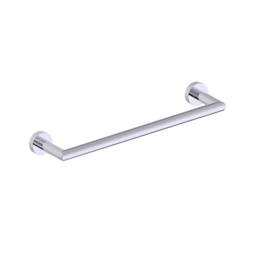 Oslo Single Towel Bar - Wall Mount - 12" Brass/Polished Chrome