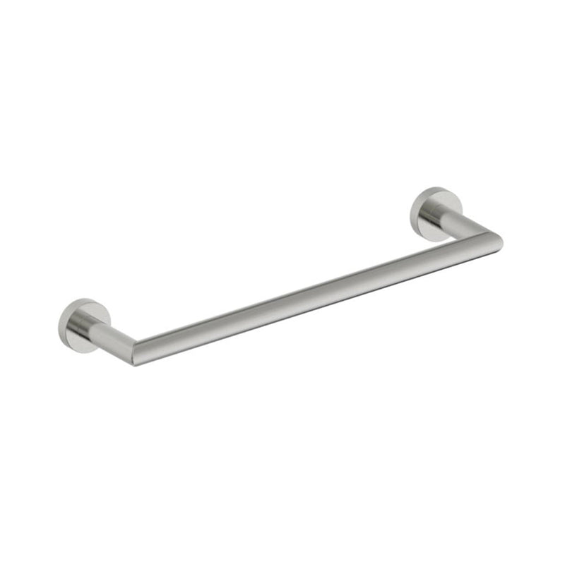 Oslo Single Towel Bar - Wall Mount - 12" Brass/Brushed Nickel