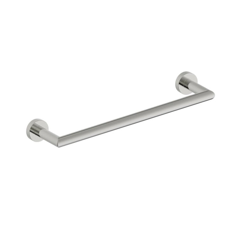 Oslo Single Towel Bar - Wall Mount - 12" Brass/Polished Nickel