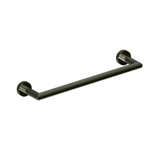 Oslo Single Towel Bar - Wall Mount - 12" Brass/Gun Metal