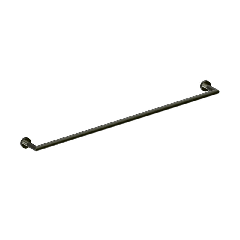 Oslo Single Towel Bar - Wall Mount - 30" Brass/Gun Metal