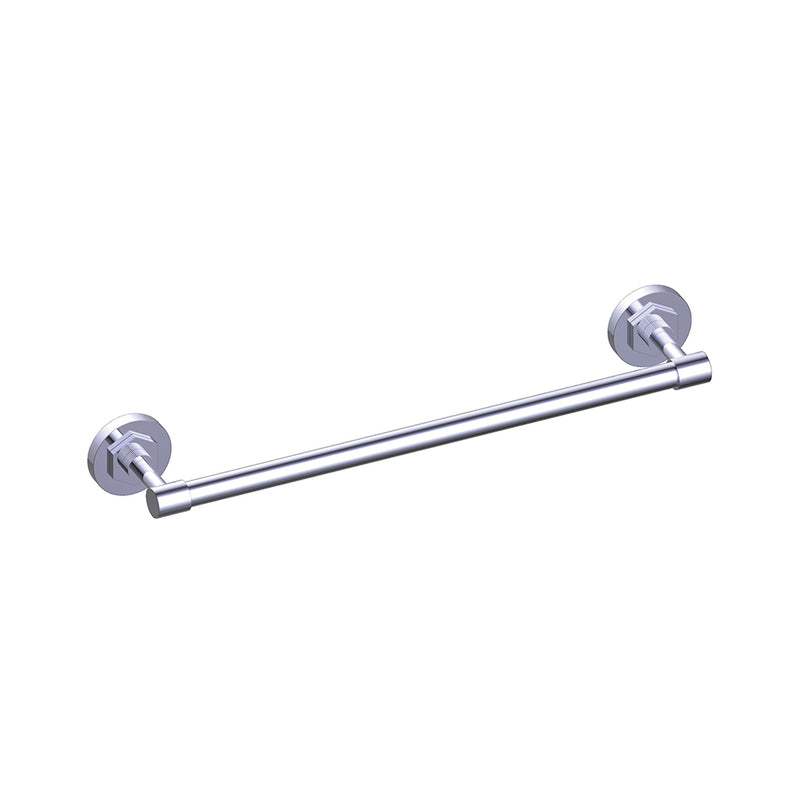 Windsor Towel Bar - Wall Mount - 18" Brass/Polished Chrome