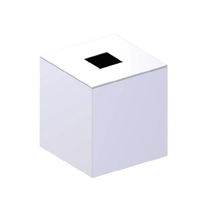 Berlin Tissue Box - Free Standing - 5" Brass/Polished Chrome