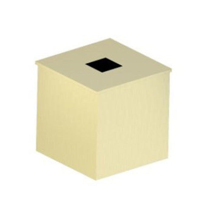 Berlin Tissue Box - Free Standing - 5" Brass/Brushed Brass