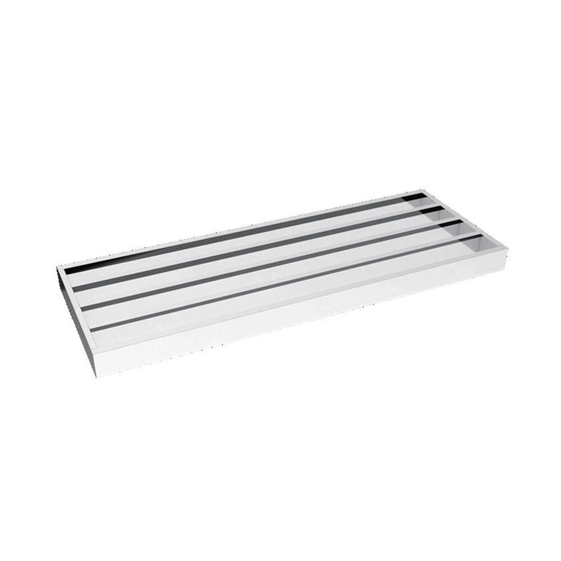 Berlin Towel Shelf - Wall Mount - 24" Brass/Polished Chrome