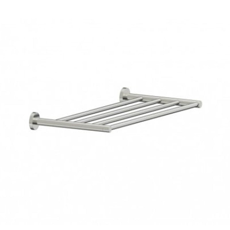 Circo Towel Shelf - Wall Mount - 25" Brass/Brushed Nickel